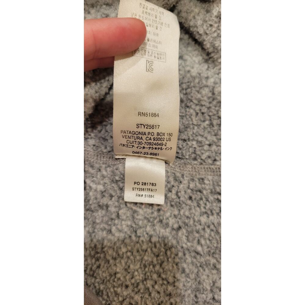 Patagonia Better Sweater Pullover Fleece 1/4 Zip Women's Small Heather Gray - Picture 7 of 8